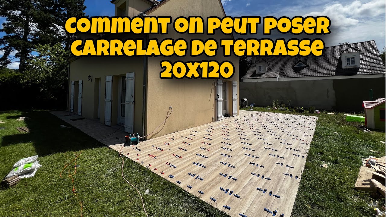 20x120 Carrelage /Comment On Peut Poser 20x120 Carrelage de Terrasse Comme Le Style Parquet 🔥