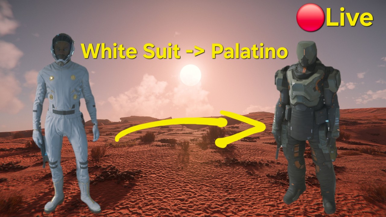 [🔴LIVE] White Suit to Palatino Armor