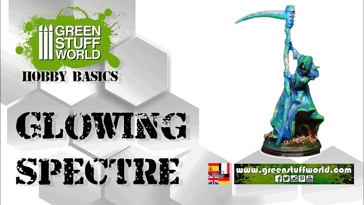 Hobby Basics : Glowing Spectre with Glow pigments !!
