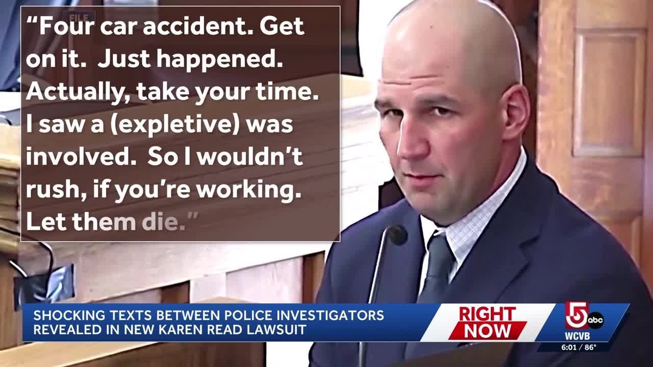 Shocking texts between police investigators revealed in new Karen Read lawsuit