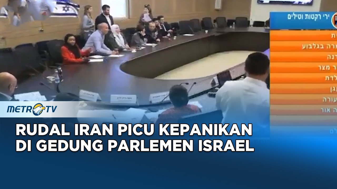 Anggota Parlemen Israel Lari ke Bunker Saat Sirene Berbunyi