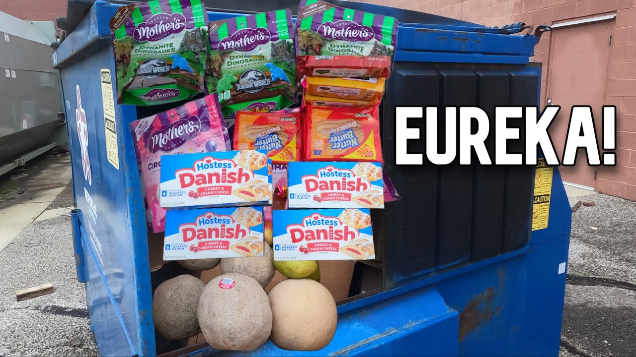 Поиски в мусорном баке: печенье, датская выпечка, овощи? Нет EBT? Тонны инструментов и металлолома.