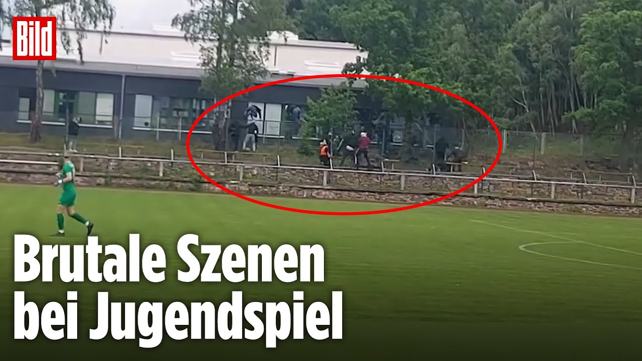 Sachsen: Pl&ouml;tzlich st&uuml;rmen Hooligans einen Dorfplatz