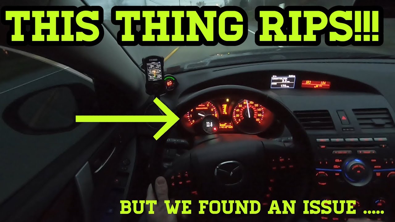 OUR INSANE FULLY BUILT MAZDASPEED 3 IS FASTER THAN EVER | FULL SEND ALERT !!!!