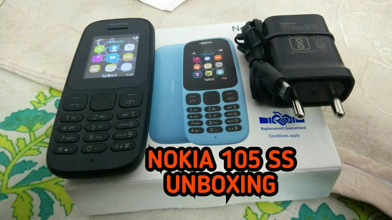 Nokia 105 single sim BEST VIDEO (black) unbox