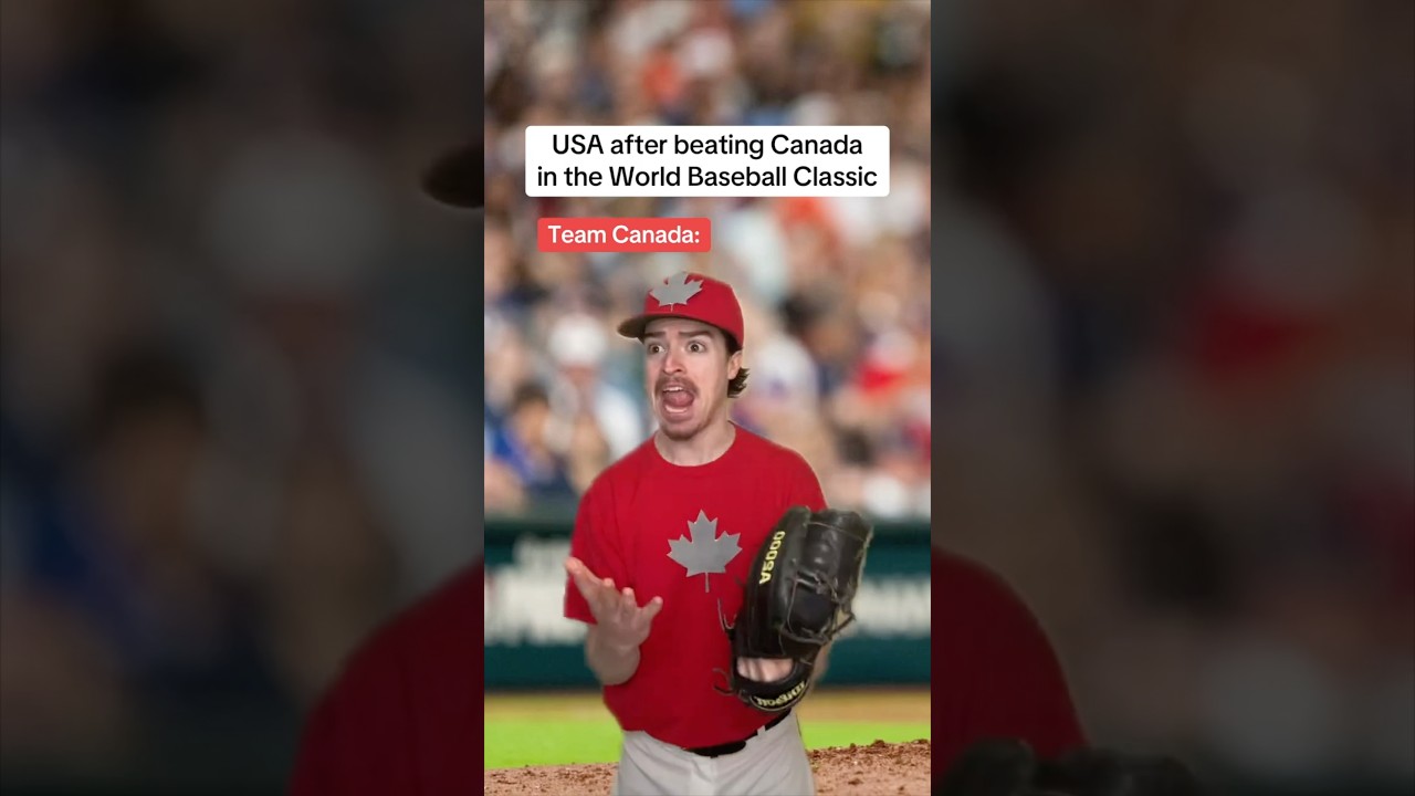 USA after beating Canada in the World Baseball Classic😂⚾️
