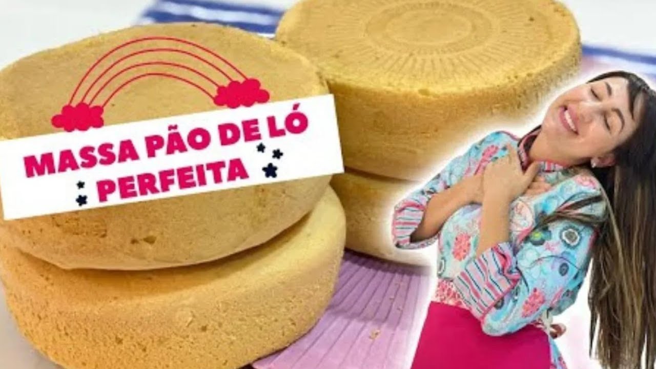 MASSA PÃO DE LÓ DO ZERO A PERFEIÇÃO