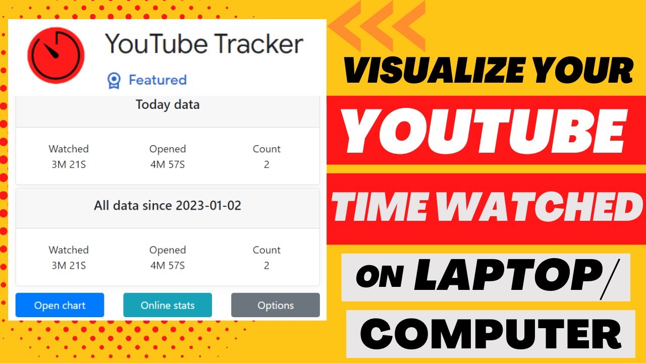 How To Check Time Watched On Laptop Or Computer | YouTube Tracker Extension | The Everett's Academe