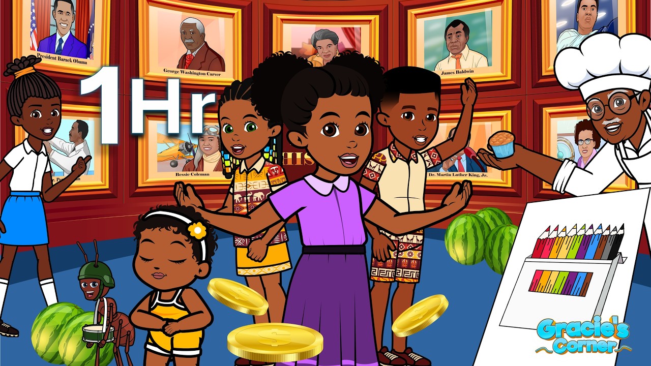 Black History Month | Gracie’s Corner Compilation | Nursery Rhymes + Kids Songs
