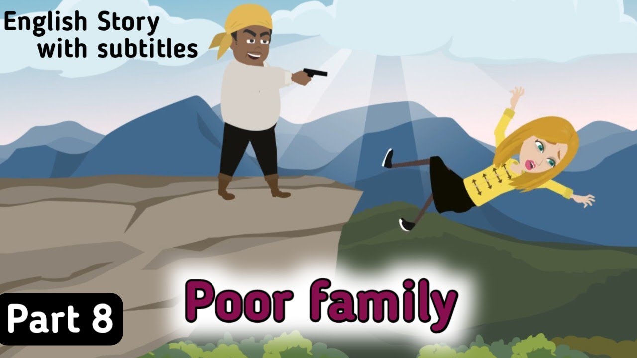 Poor family part 8 | English Story | learn English | Animated English stories | Bird English