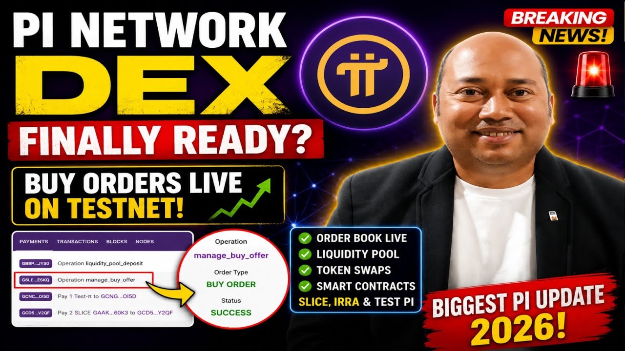 🚨 Pi Network DEX Finally Ready? 😱 Buy Orders LIVE on Testnet | Biggest Pi Update 2026