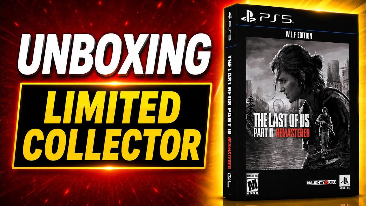 Déballage du collector PS5 de The Last of Us Part II Remastered / Montre Moi Ca