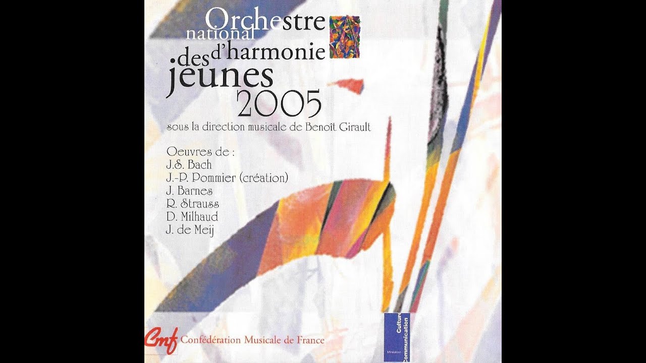 Bach Toccata & Fugue en r&eacute; mineur - Orchestre National d'Harmonie des Jeunes 2005 - Beno&icirc;t Girault