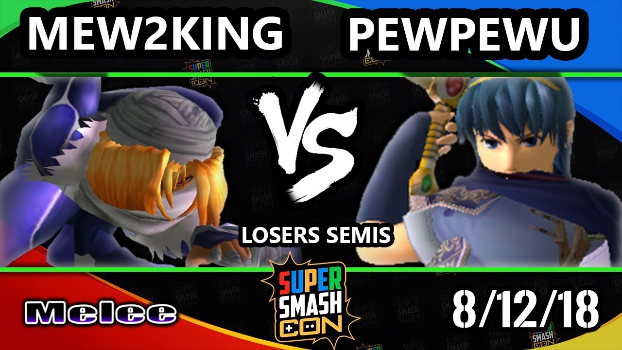 SSC 2018 SSBM - FOX MVG | Mew2King (Sheik, Marth) Vs. CLG | PewPewU (Marth) - Smash Melee LSF