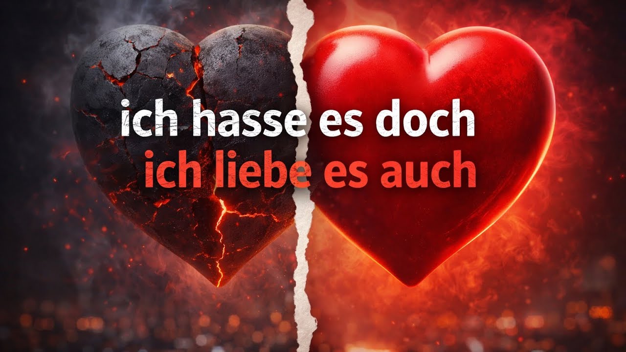 ICH HASSE ES DOCH  ICH LIEBE ES AUCH 