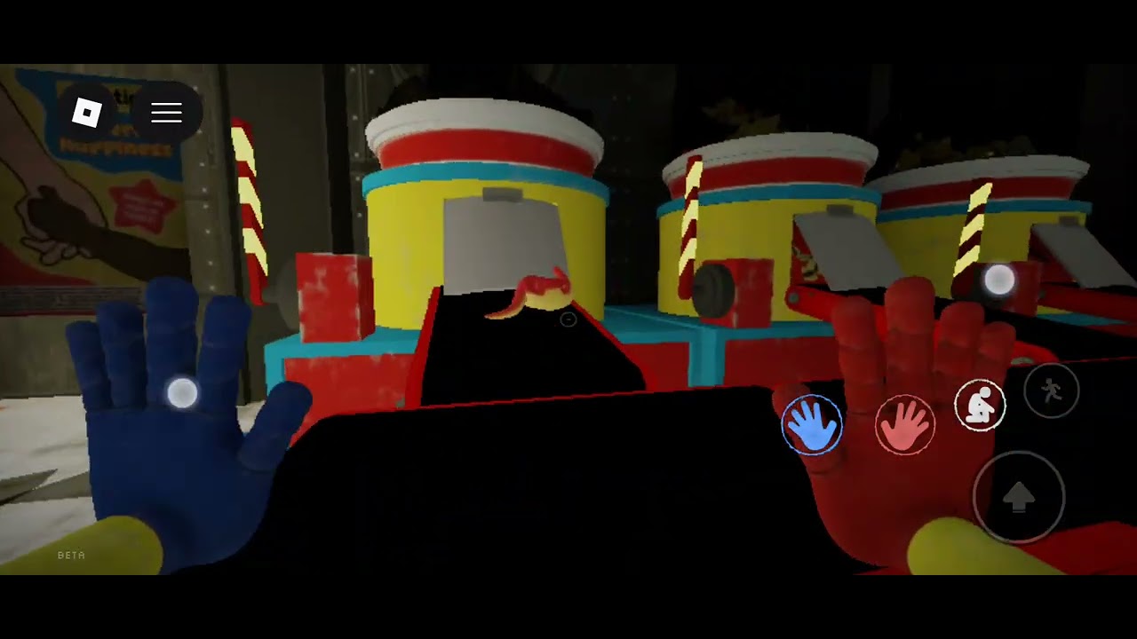 Jugando Poppy Playtime en Roblox 