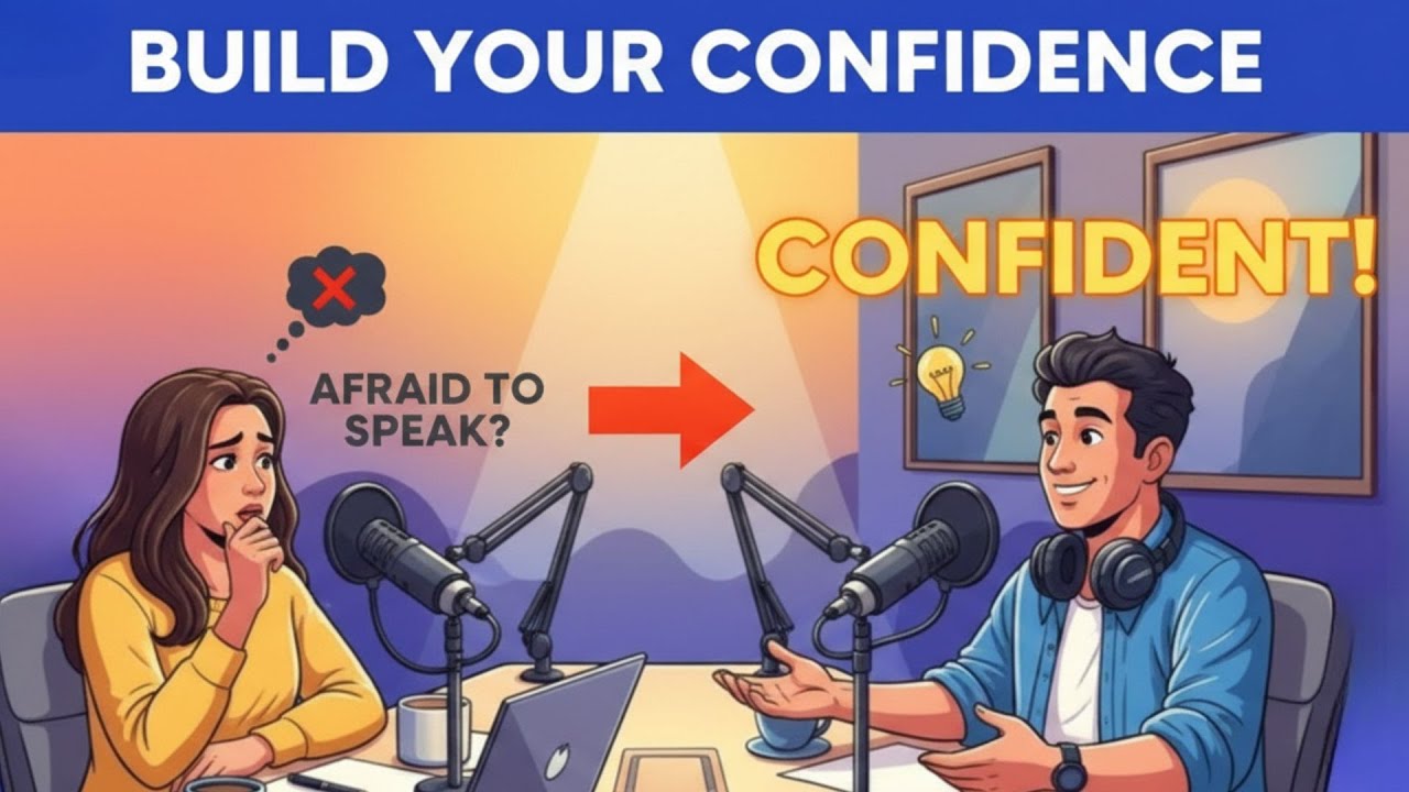 How to Build English Confidence | Stop Being Afraid to Speak | Easy Tips for Beginners | Podcast