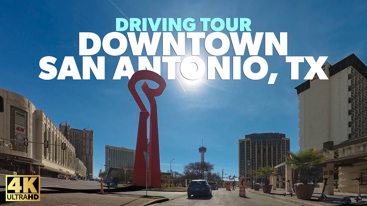 Driving Through Downtown San Antonio Texas | City Tour