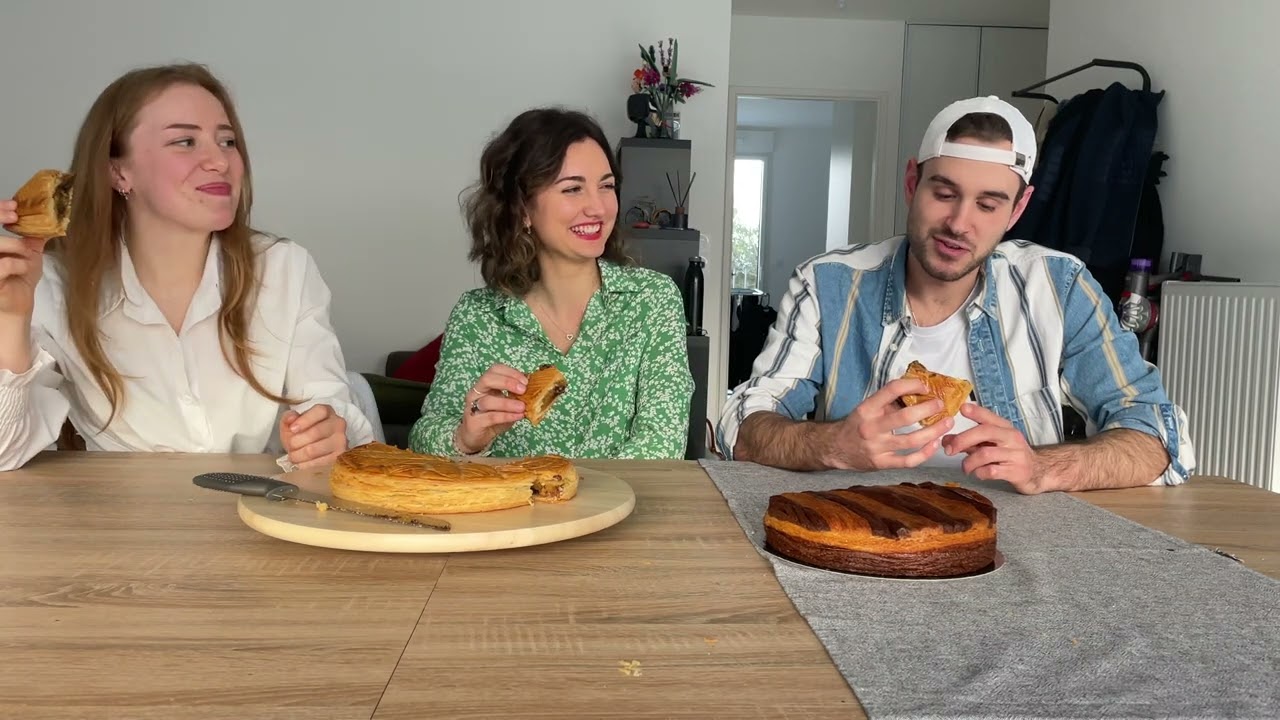 Dégustation de galettes avec Thomas et Ema