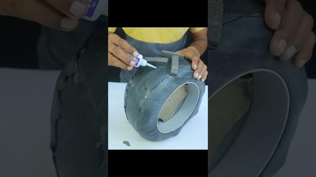 I build a rear tyre for rc monster tractor