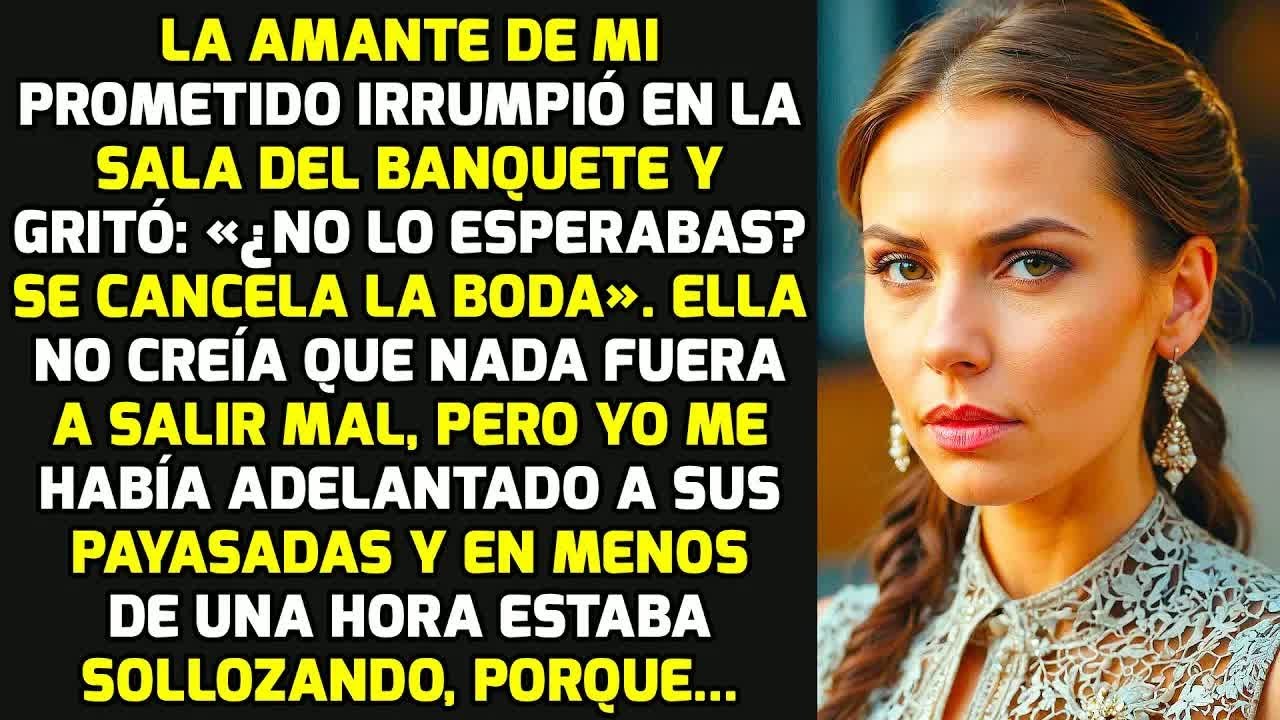 La Amante De Mi Prometido Irrumpió En El Salón De Banquetes Y Gritó: «¡Se Cancela La Boda!» Y...