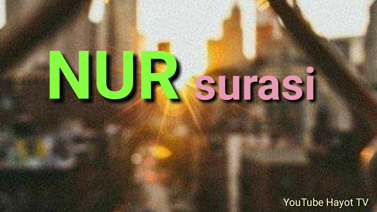 NUR SURASI 32-36