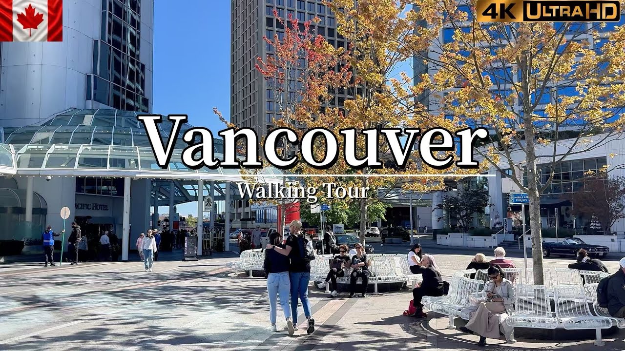 Relaxing Walk at Vancouver Canada Place | 温哥华城市漫步