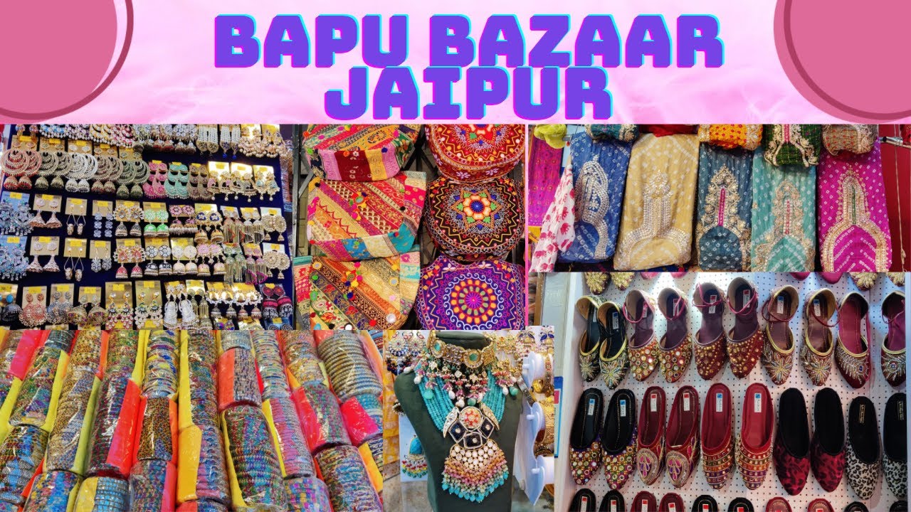 Bapu Bazar, Jaipur | Jaipur Shopping | Bandhej Kurtis, Sarees etc. | Home Decor | Shopping Vlog