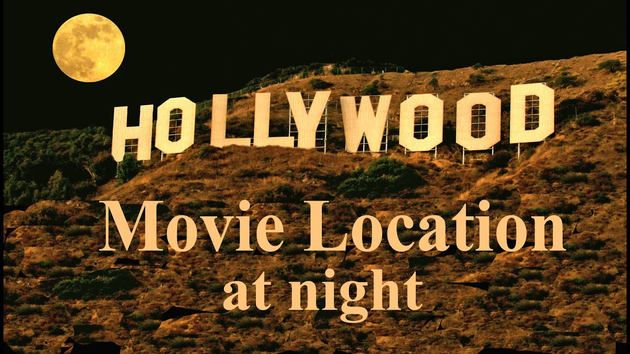 Hollywood movie locations at night and Michael Jackson’s house in Beverly Hills￼