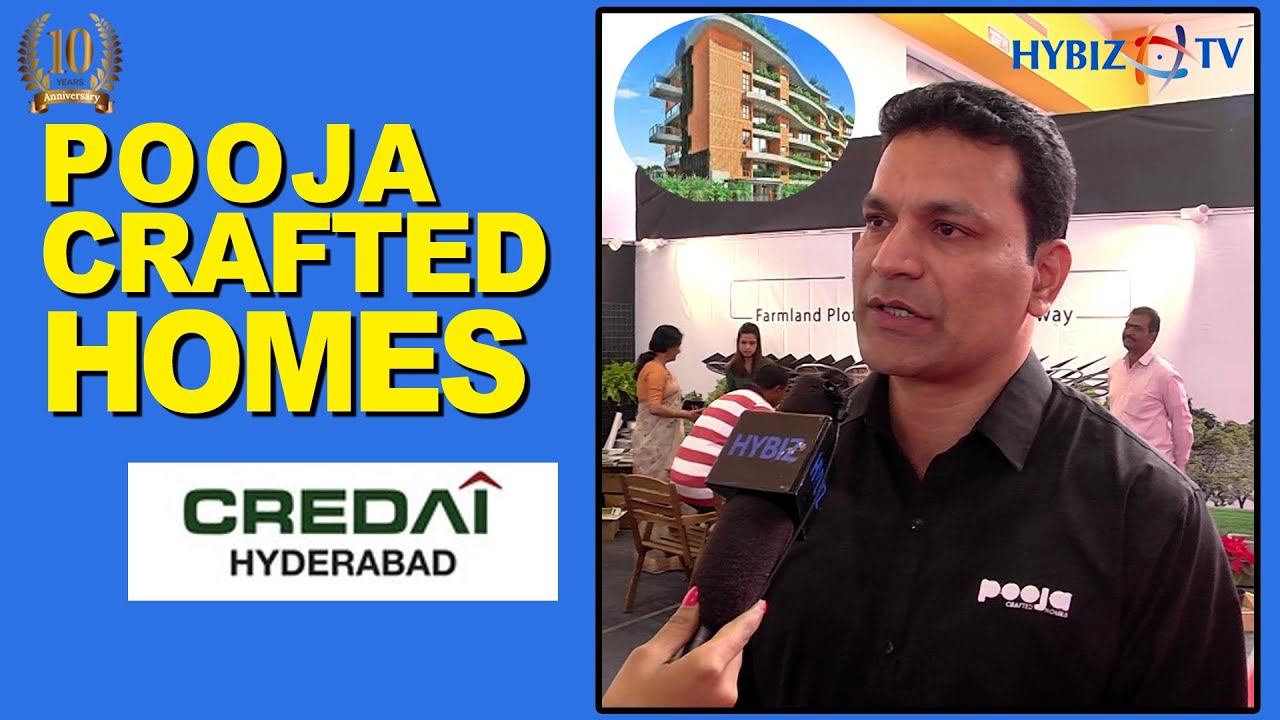 Pooja Crafted Homes | Credai Hyderabad Property Show | Hybiz.TV