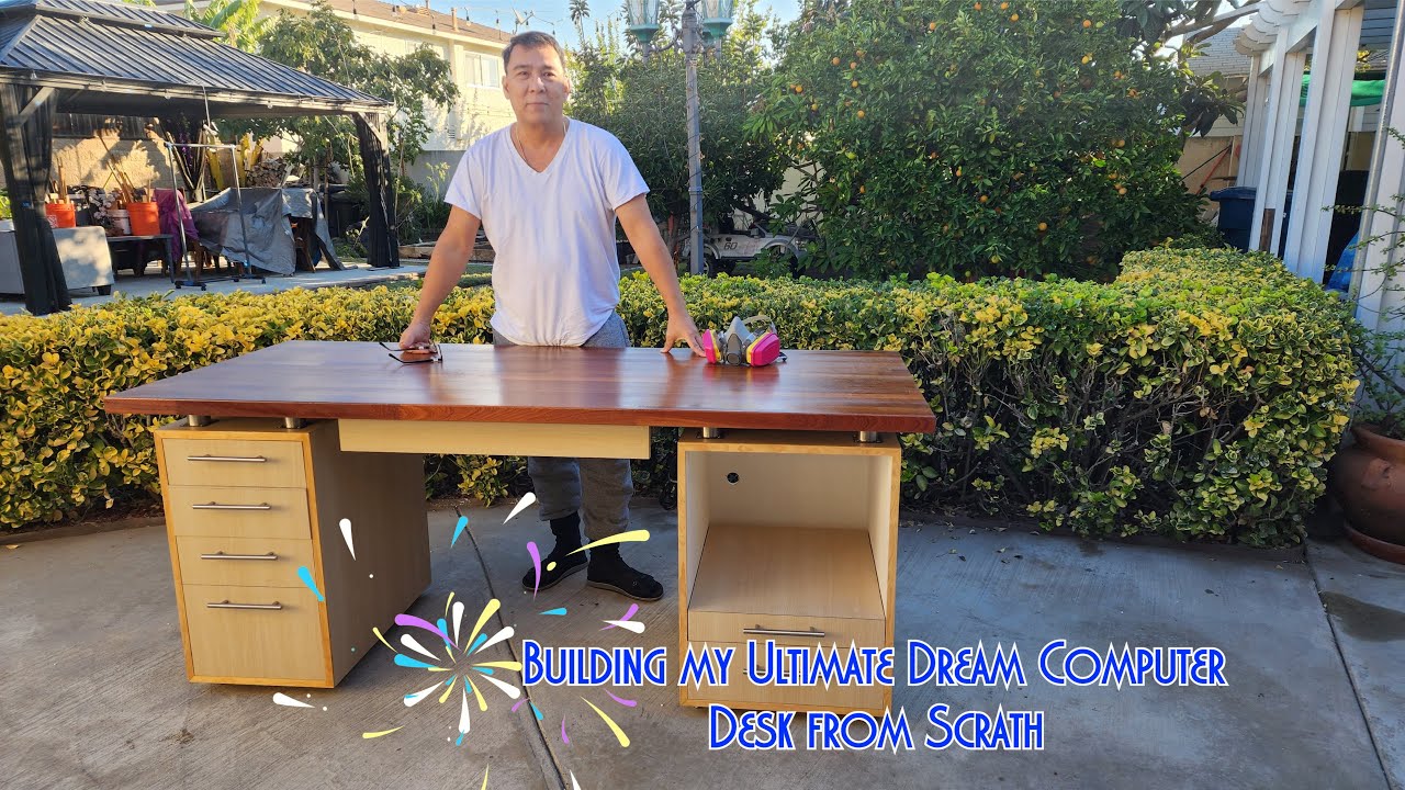 BUILDING ULTIMATE DREAM COMPUTER DESK FROM SCRATCH