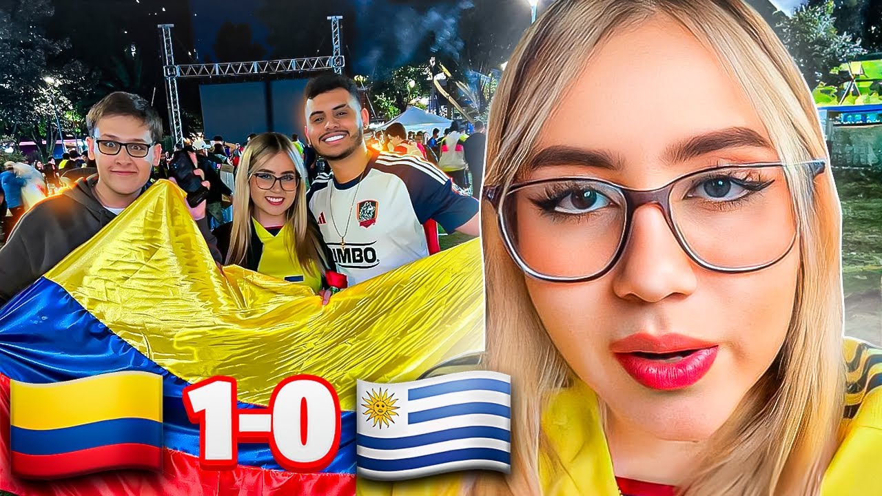 ASI SE VIVE UN PARTIDO EN COLOMBIA 💛💙❤️ | COLOMBIA VS URUGUAY| LaParce ft @Pablots- @ElRomann
