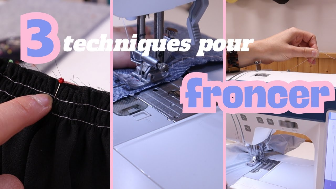 3 techniques SIMPLES pour froncer 💛 Choisissez votre préféré 💛