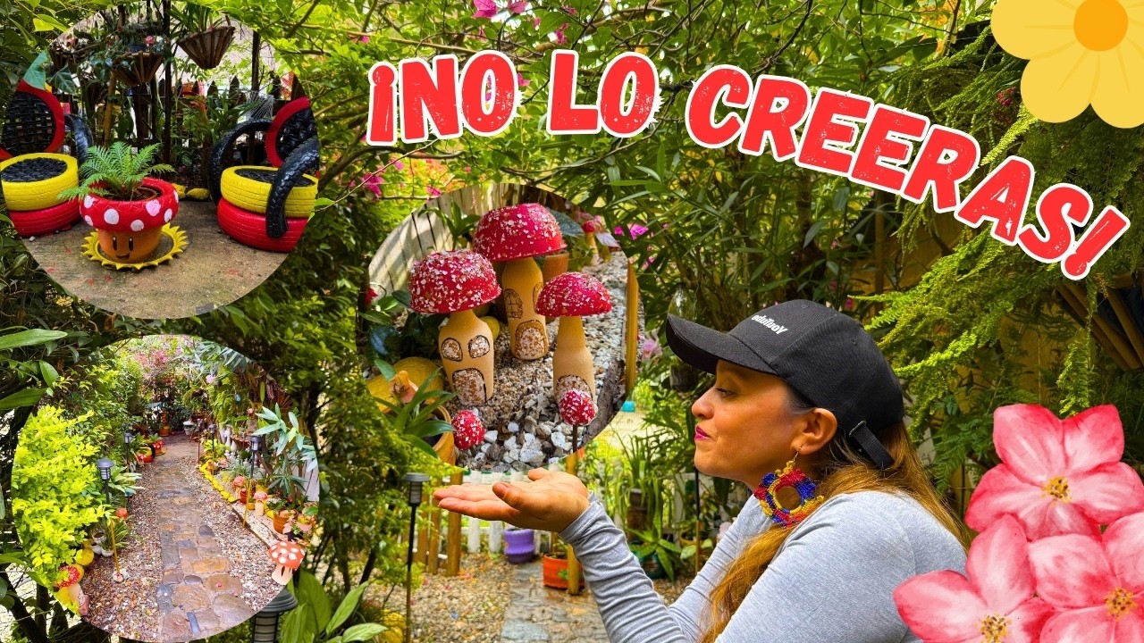 SIN GASTAR DINERO DECORE LA ENTRADA DE MI JARDIN🌺💵❌| Bioclaumykrea