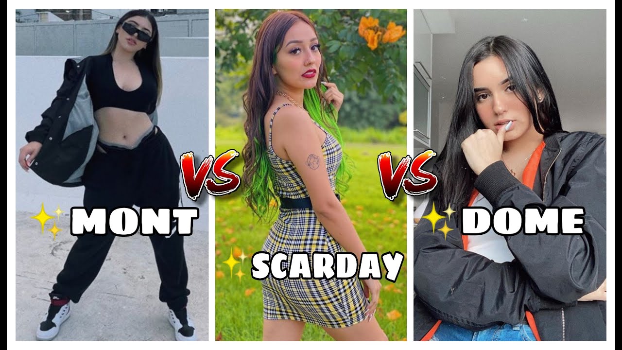 ✨MONT VS DOMELIPA VS SCARDAY✨||✨MYTIKTOK-ESPAÑOL✨
