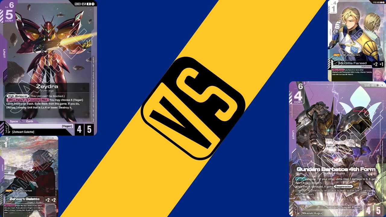 Vagan VS IBO | GD03 Gundam Card Game Barbados Locals | 1 Mar 2026