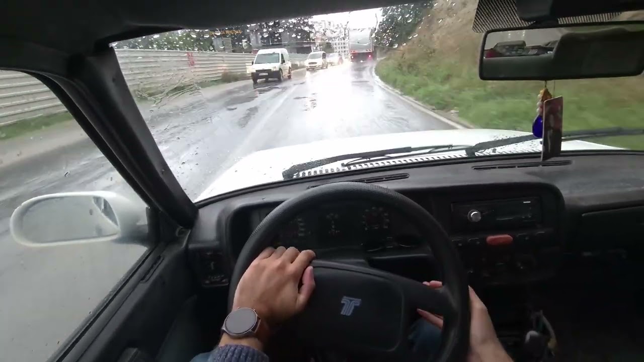 TOFAŞ İLE SAĞANAK YAĞMURA YAKALANDIM! / SİLECEKLER YETİŞEMEDİ!😱