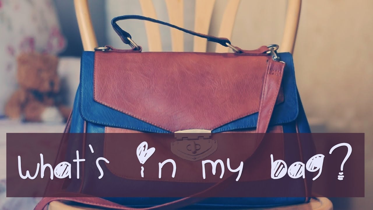 TAG: What's in my bag? | alissvlogchannel