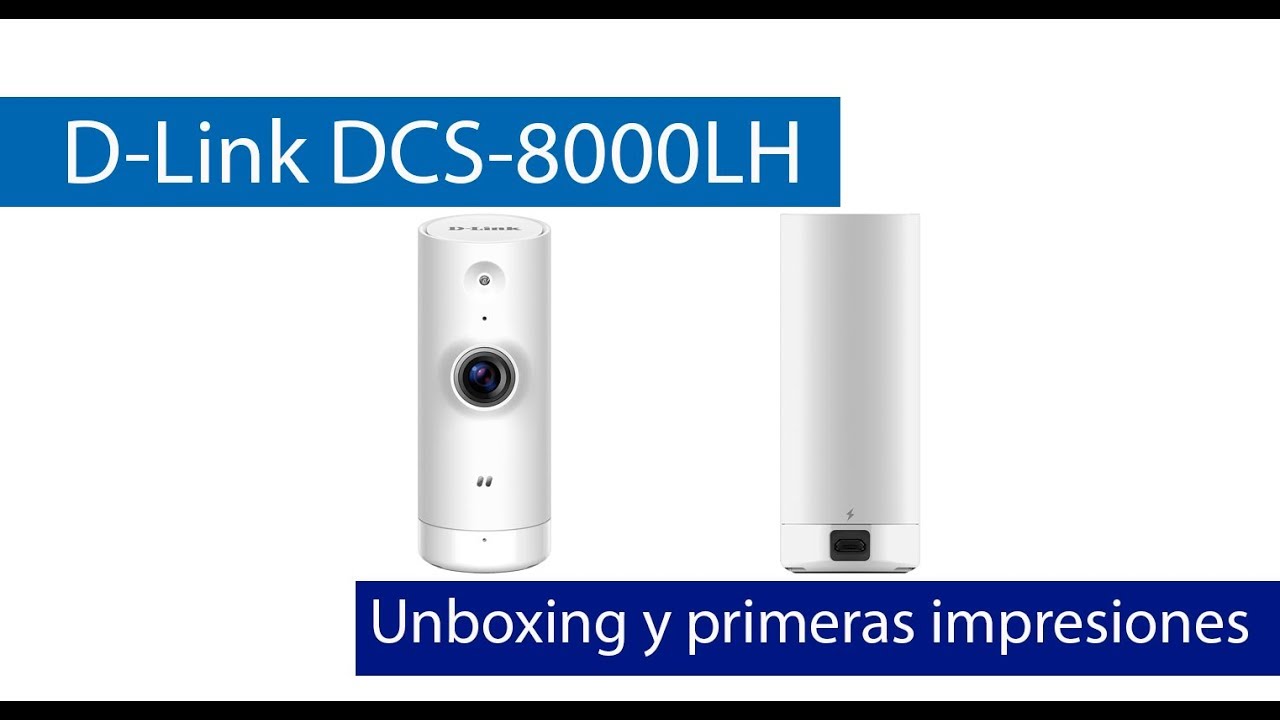 Conoce la mini cámara IP D-Link DCS-8000LH con resolución HD 720p