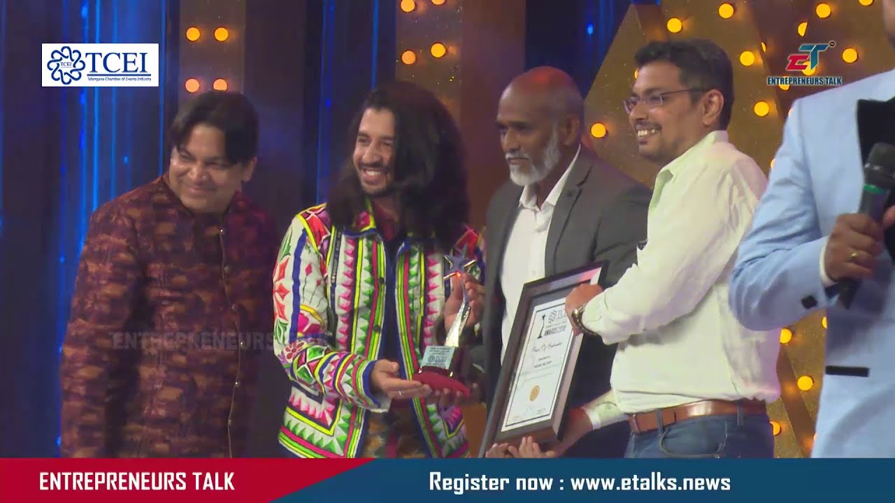 J Media Factory Awarded Event Manager - Audio Launch/Movie Promotions at TCEI Awards 2019