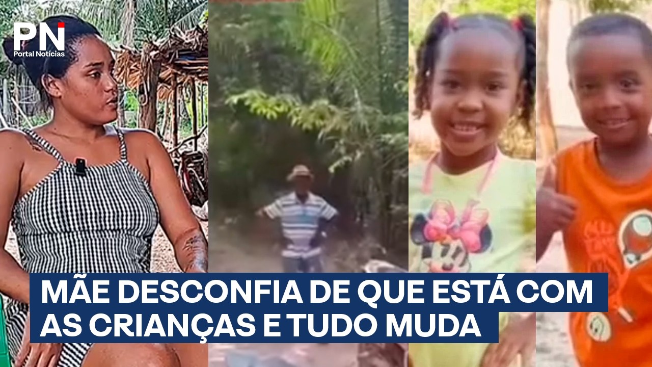 Mãe acaba de suspeitar de quem pode ter levado as crianças