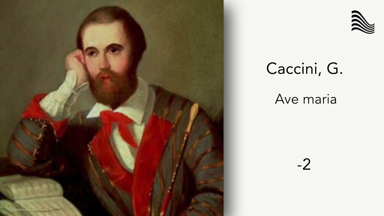 Caccini, G. - Ave maria (Piano Acc.), All keys