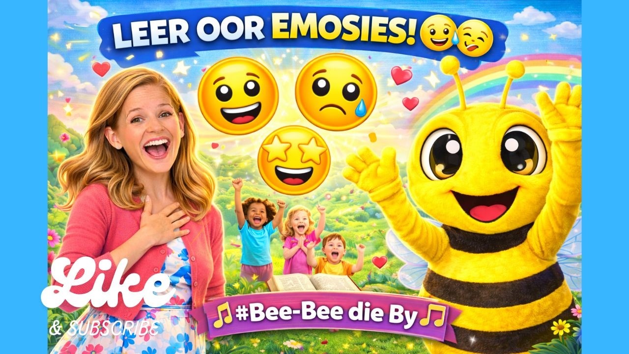 Emosies Liedjie 😊😢 | Afrikaanse Kinderliedjie | Bee-Bee die By