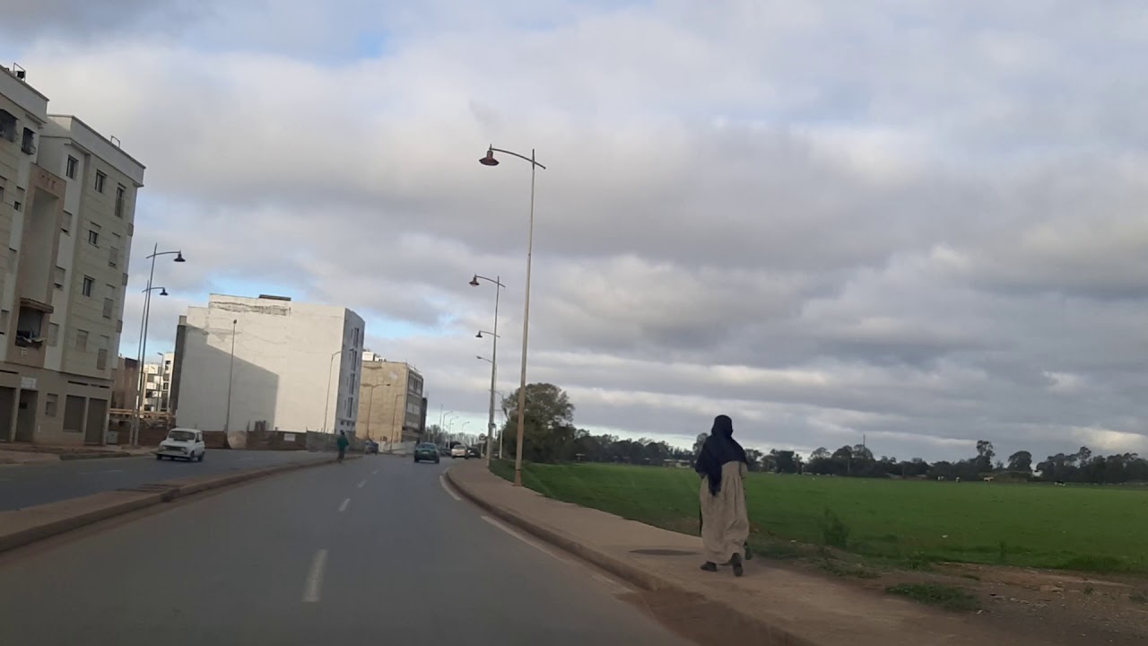 Faculte SalaJadida Route Meknes من كلية الحقوق بسلا الجديدة إلى طريق مكناس