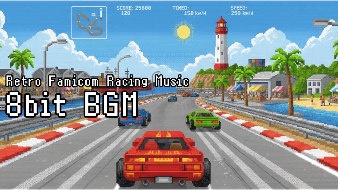 Full Speed 8-bit Racing BGM｜Retro Famicom Style