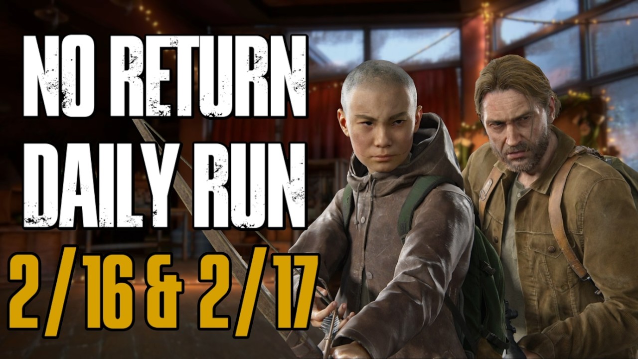 No Return Daily Runs for 2/16 & 2/17/26
