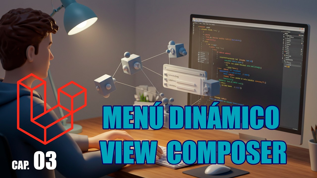 🚀 IMPLEMENTAR VIEW COMPOSER EN LARAVEL 12 PARA MENÚ DINÁMICO | Caso Práctico