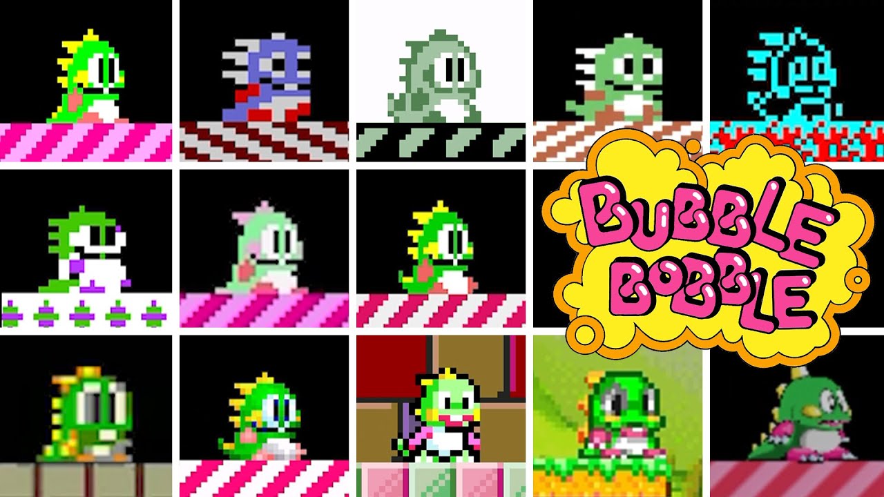 Bubble Bobble - Versions Comparison (HD 60 FPS)