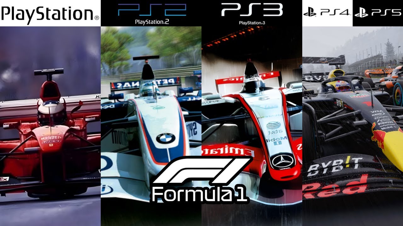 F1 PlayStation Evolution (1996-2025)