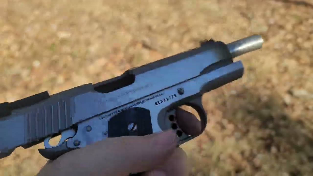 Colt Gold Cup trophy lite 45acp gets fed